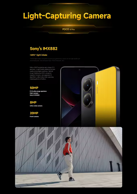 poco x7 pro (5) گوشی موبایل شیائومی مدل Poco X7 Pro دو سیم کارت ظرفیت 512 گیگابایت و رم 12 گیگابایت - تصویر 5