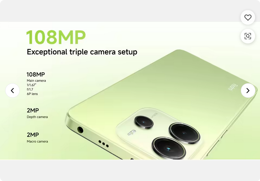 redmi note 14 4g (5) گوشی موبایل شیائومی مدل Redmi Note 14 4G دو سیم کارت ظرفیت 256 گیگابایت و رم 8 گیگابایت - تصویر 5